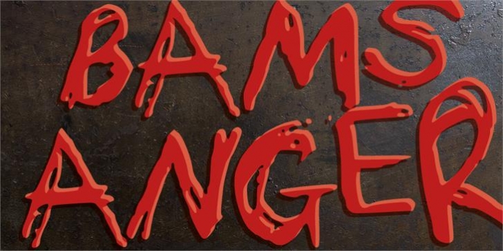 Bams Anger Font Download