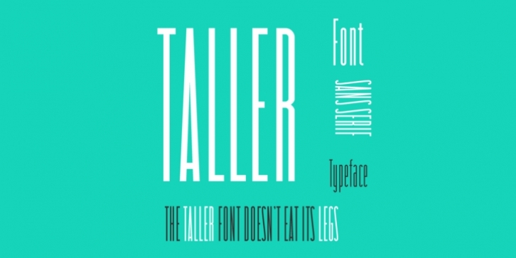 Taller Font Download