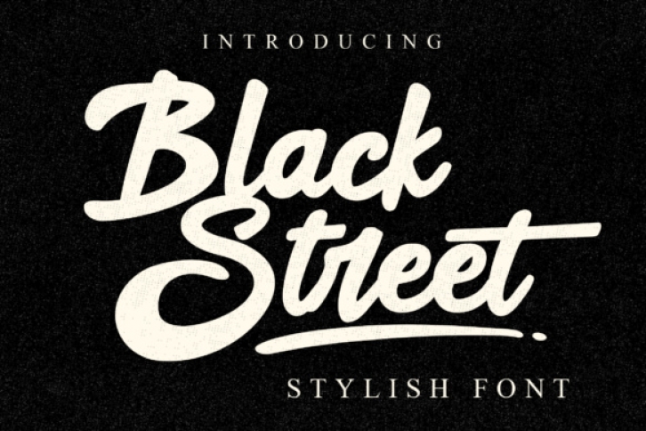 Black Street Font Download