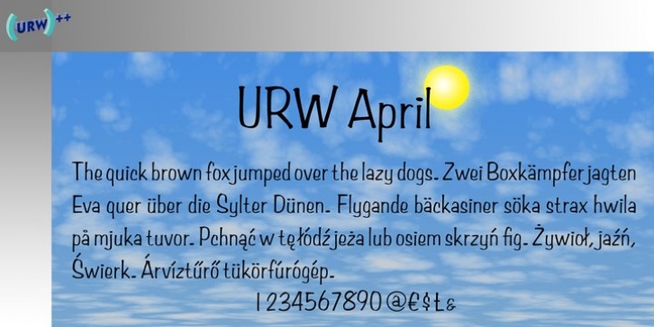 April Font Download