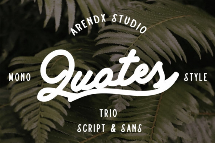 Quotes Trio Font Download