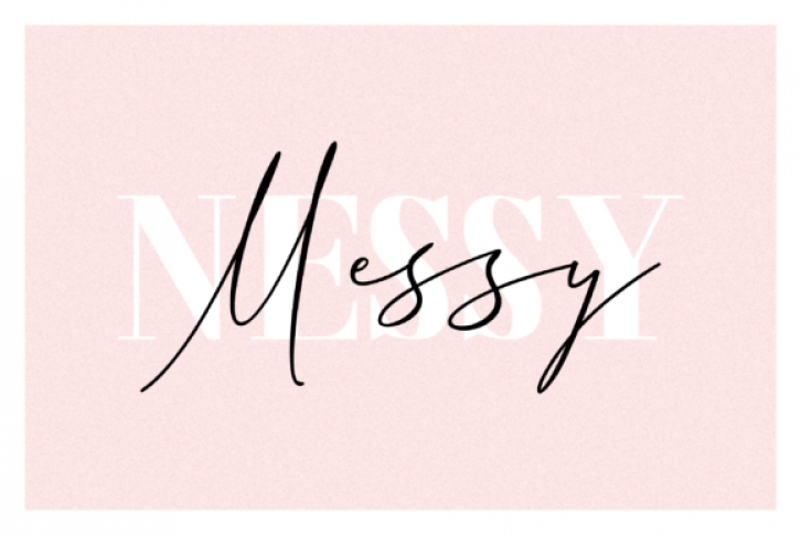 Messy Nessy Duo Font Download