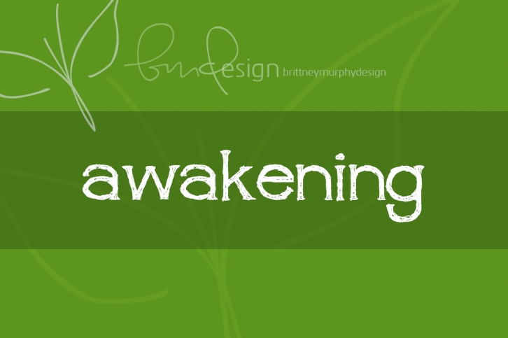 Awakening Font Download