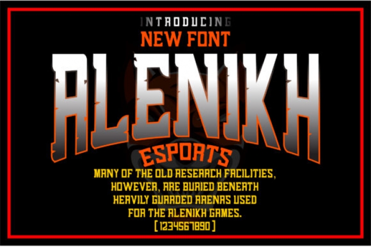 Alenikh Sports Font Download