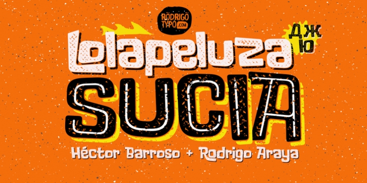 Lolapeluza Sucia Font Download