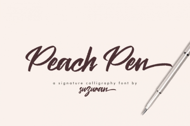 Peach Pen Font Download