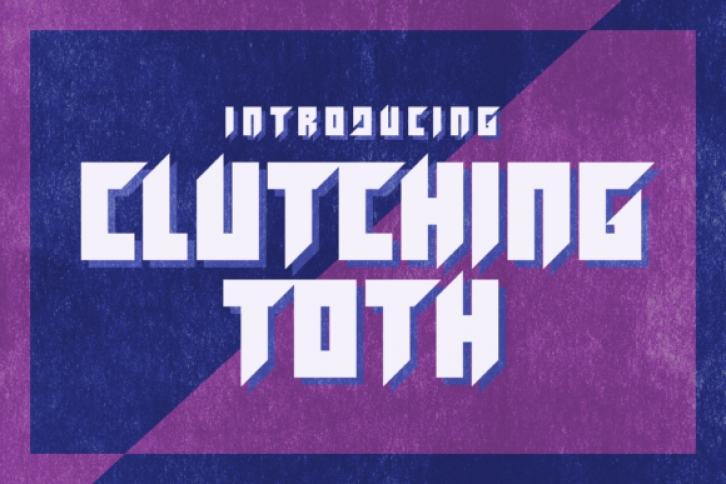 Clutching Toth Font Download