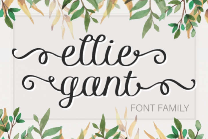 Ellie Gant Family Font Download
