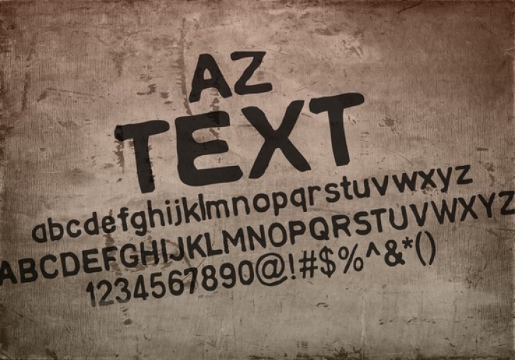 AZ Text Font Download