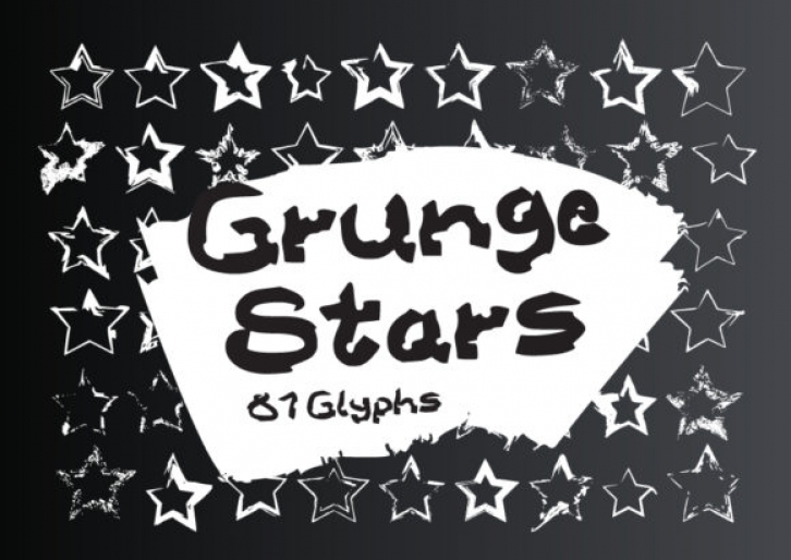 Grunge Stars Font Download