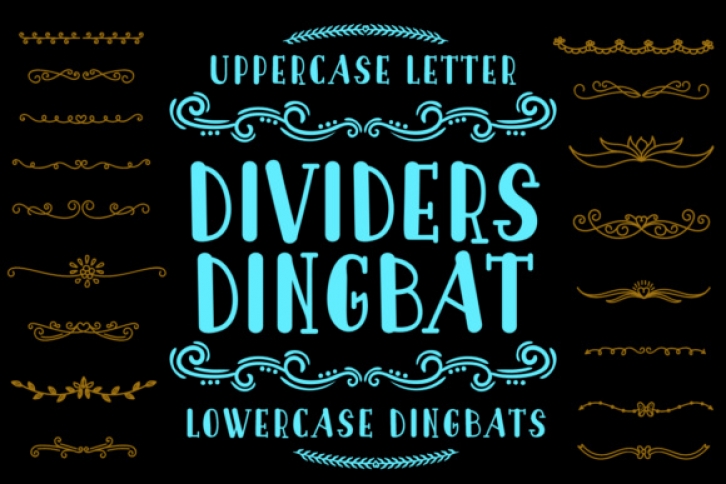 Dividers Dingbat Font Download