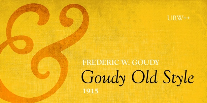 Goudy Old Style Font Download