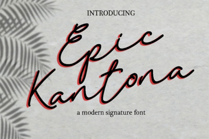 Epic Kantona Font Download