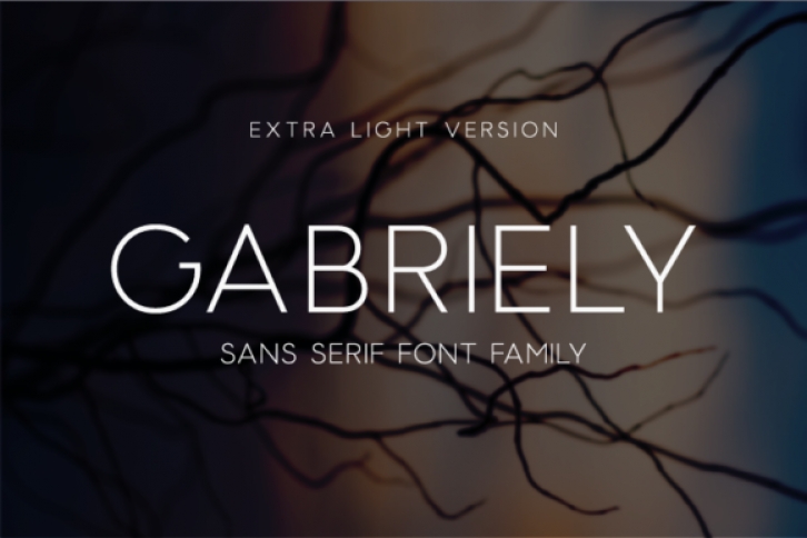 Gabriely Extra Light Font Download
