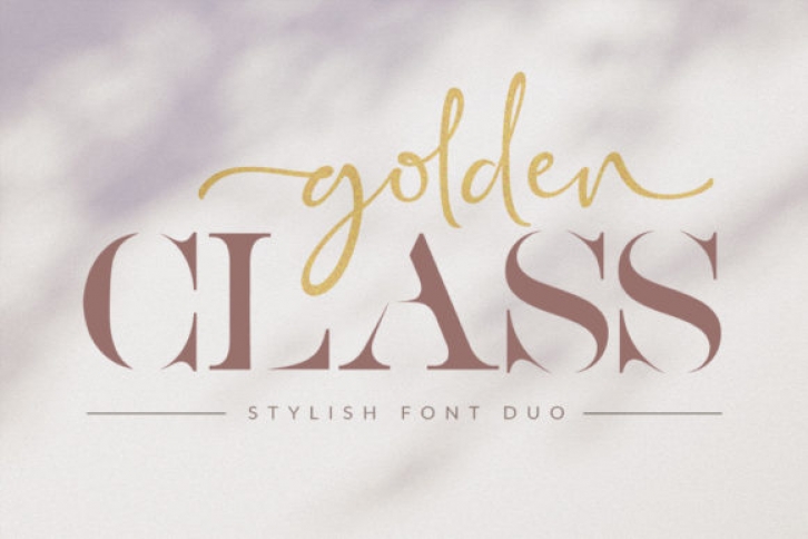 Golden Class Font Download