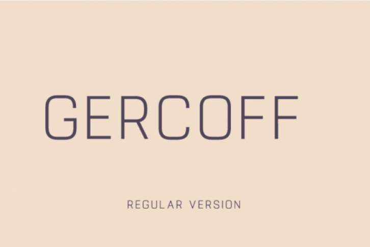 Gercoff Font Download