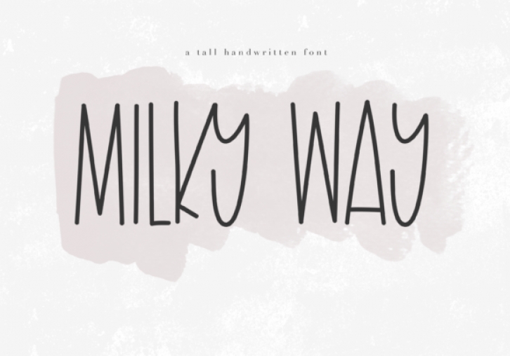 Milky Way Font Download