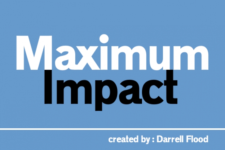 Maximum Impact Font Download