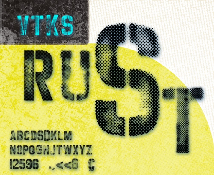 VTKS Rust Font Download