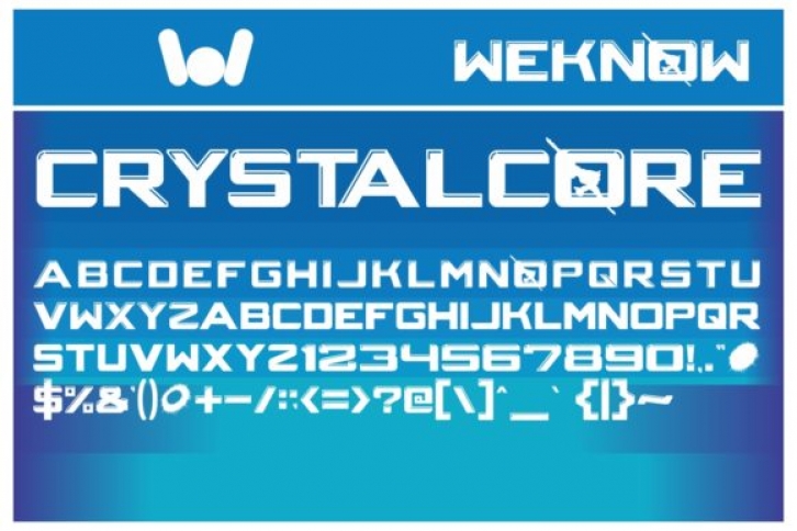 Crystalcore Font Download