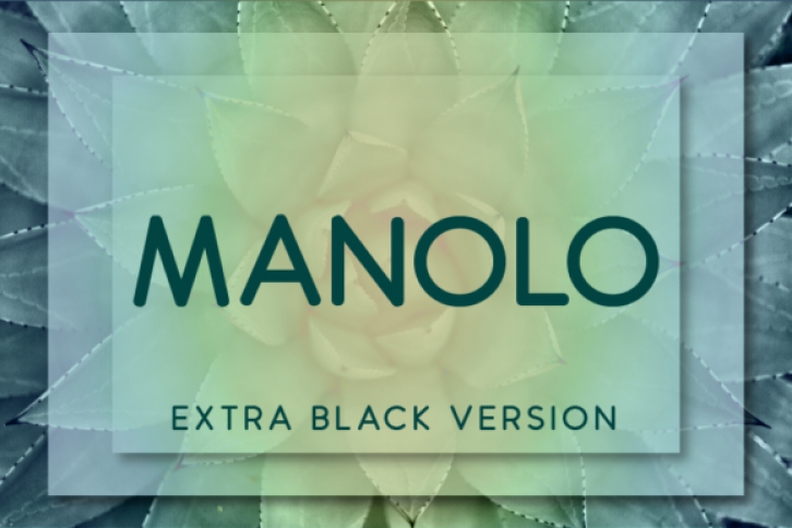 Manolo Extra Black Font Download