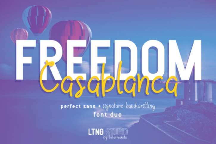 Freedom Casablanca Font Download