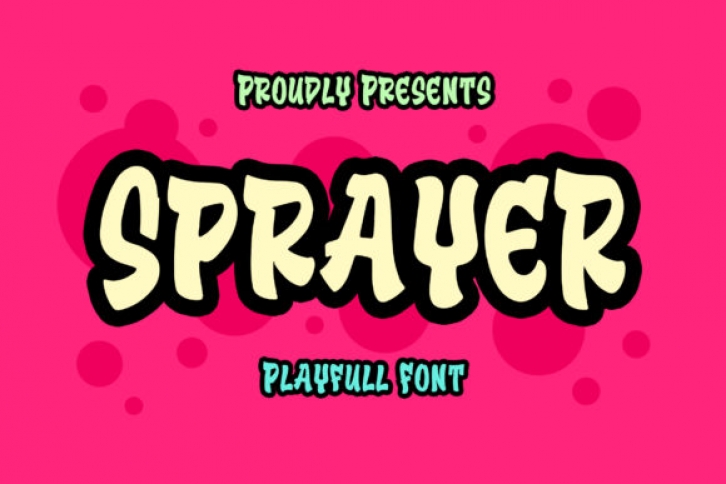 Sprayer Font Download