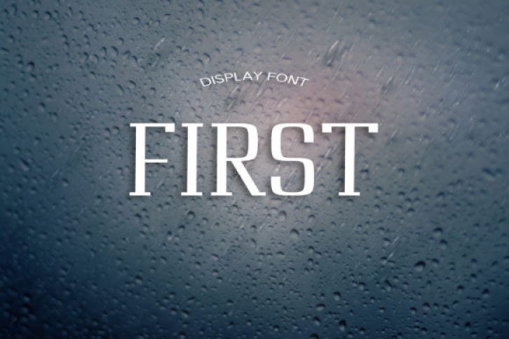 First Font Download