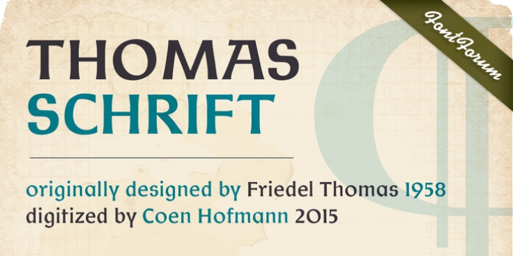 Thomas Schrift Font Download