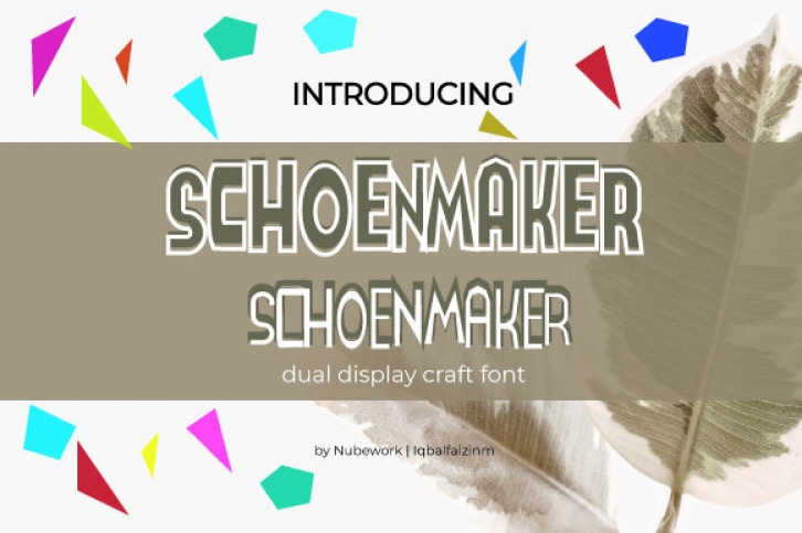 Schoenmaker Font Download