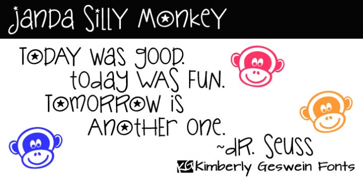 Janda Silly Monkey Font Download