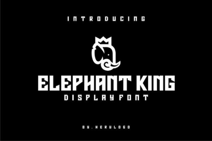 Elephant King Font Download