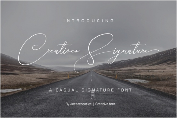 Creative Signature Font Download