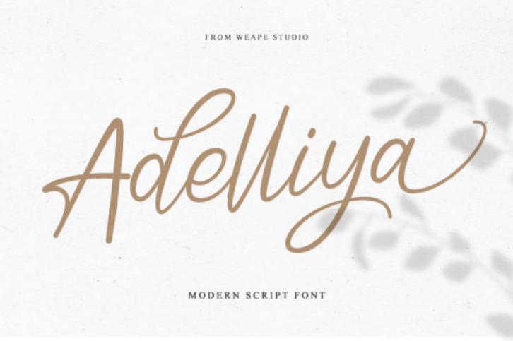 Adelliya Script Font Download