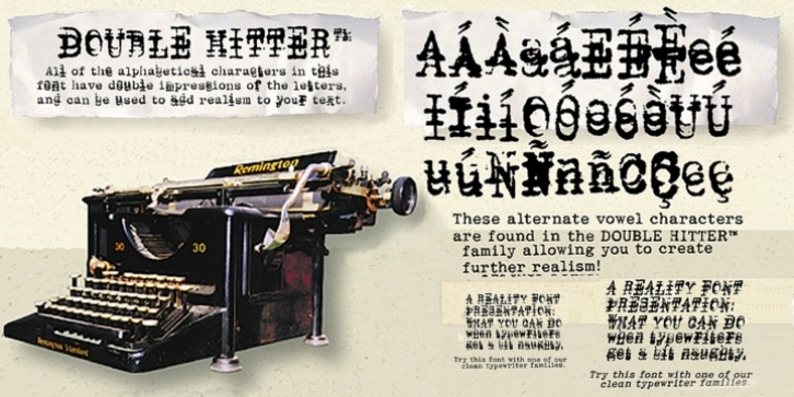 Double Hitter Font Download