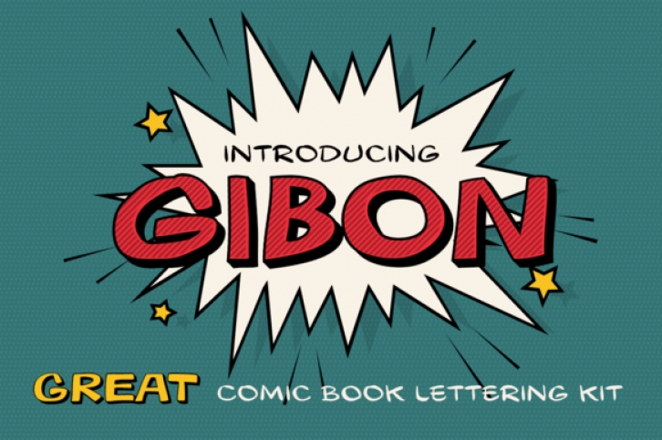 Gibon Bold 3D Bottom Font Download
