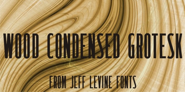 Wood Condensed Grotesk JNL Font Download