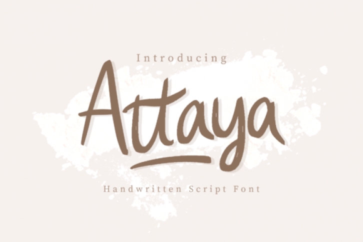 Attaya Font Download