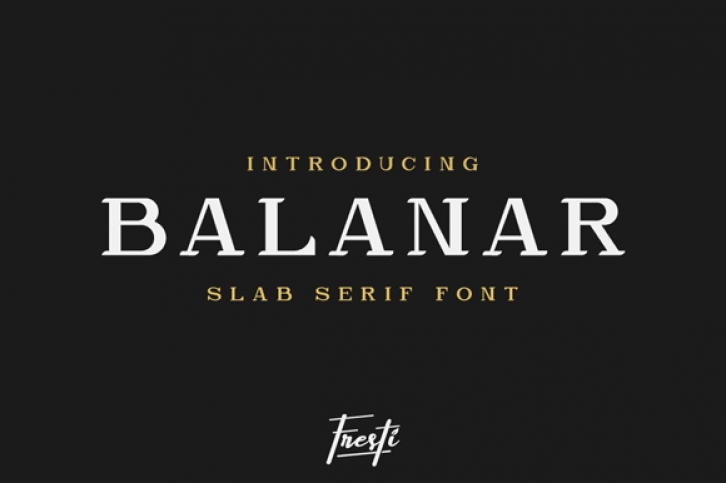 Balanar Font Download
