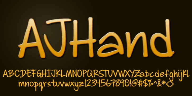 AJHand Font Download