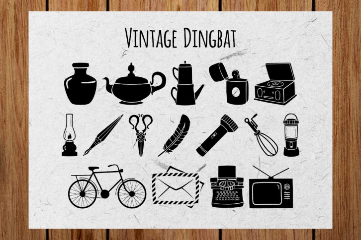 Vintage Dingbat Font Download