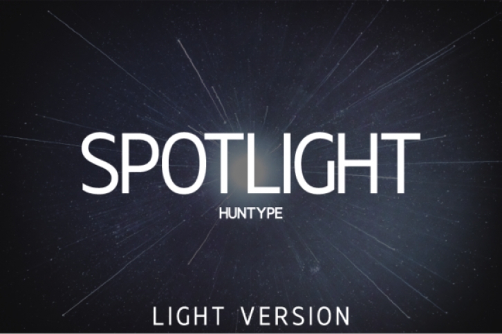 Spotlight Light Font Download