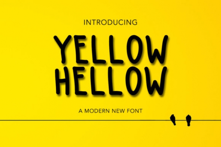 Yellow Hellow Font Download