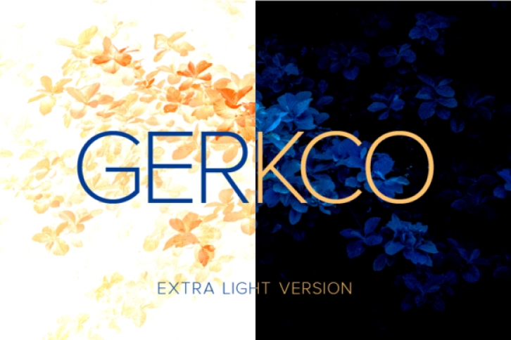 Gerkco Extra Light Font Download