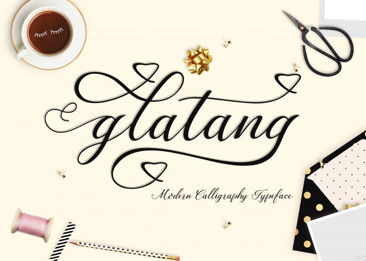 Glatang Script Font Download