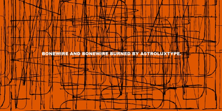Bonewire Font Download