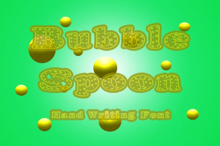 Bubble Spoon Font Download