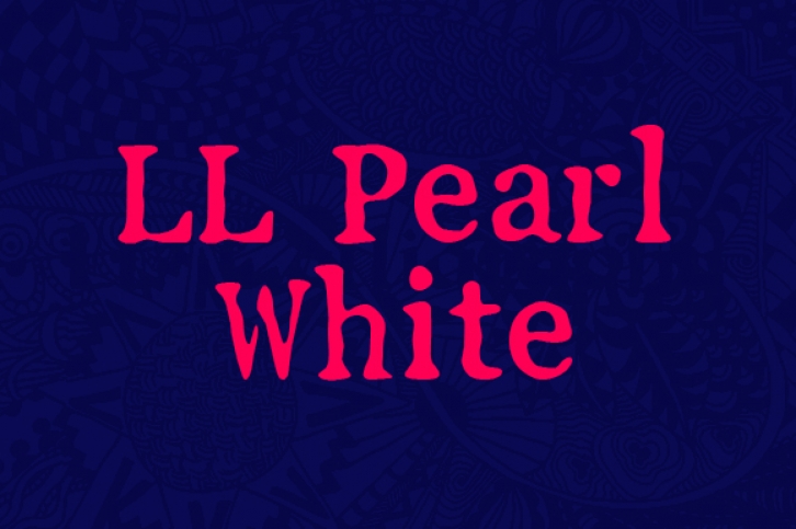 LL Pearl White Font Download