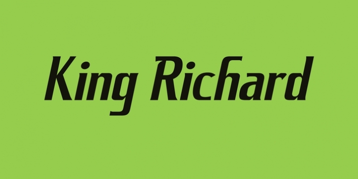 King Richard Font Download