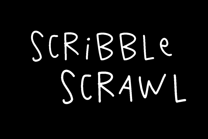 K26 Scribble Scrawl Font Download